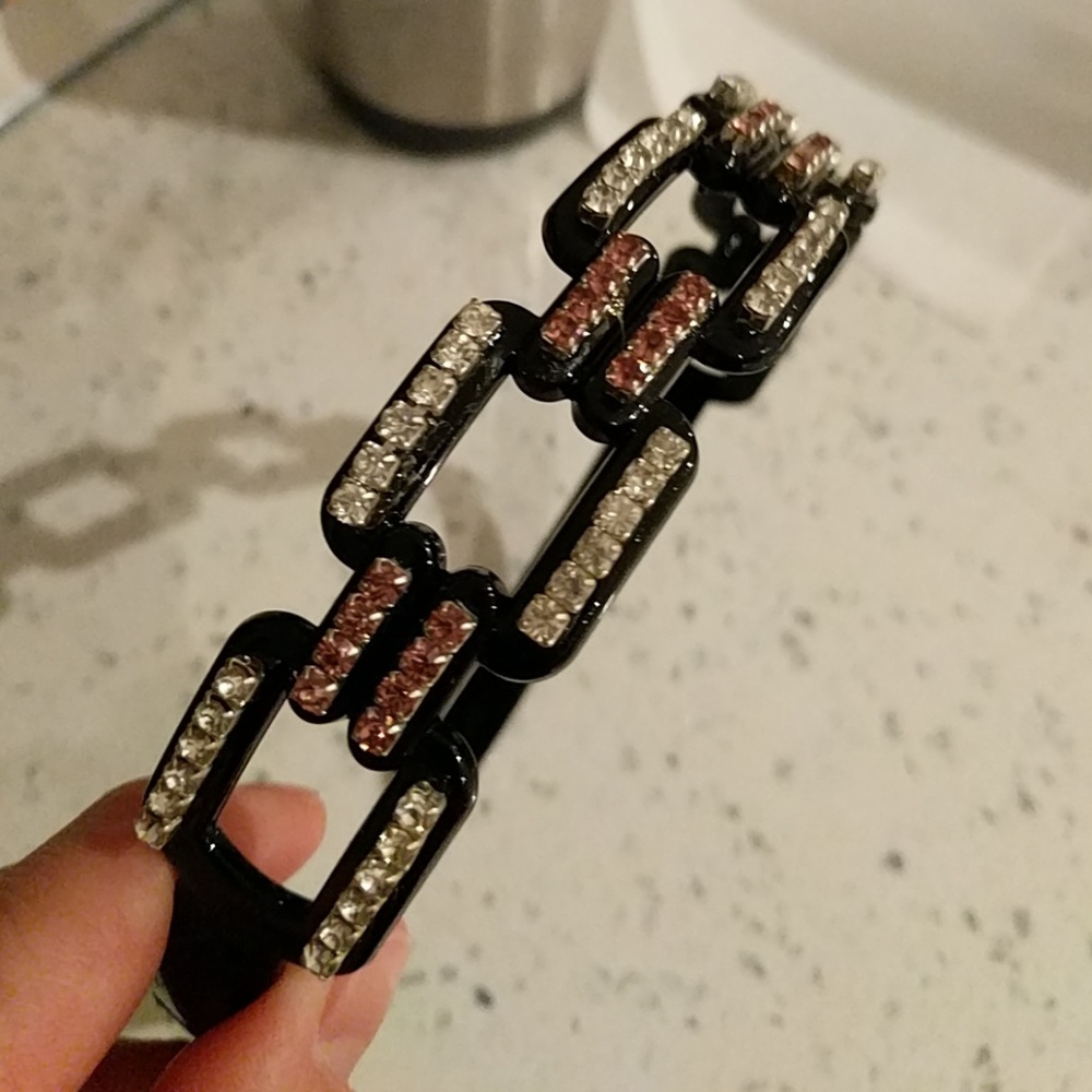 Rhinestone bling headband - Picture 3 of 3